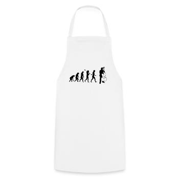 Double bass Double bass player Double bass player - Cooking Apron - white - Front - AI Model Male 185 dark (185cm)