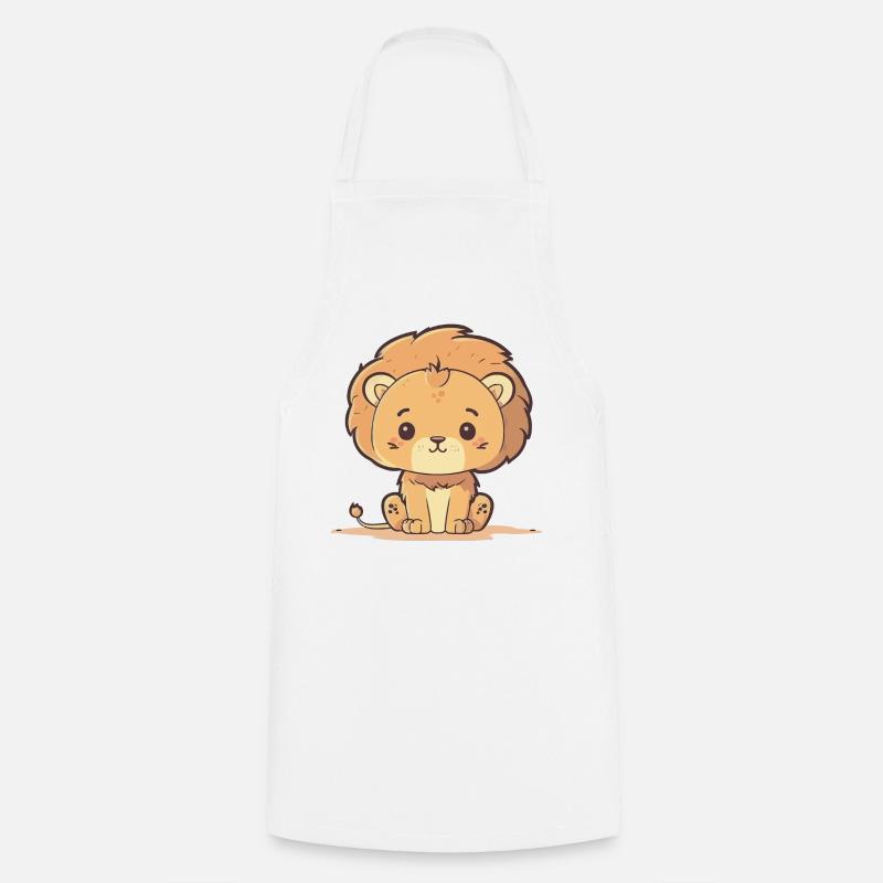Lion cub - Cooking Apron - white