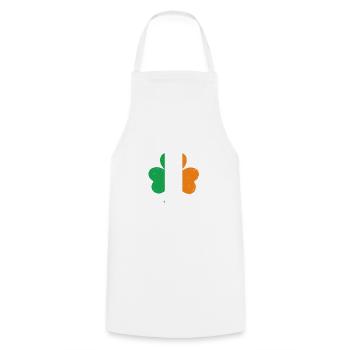 Kiss Me Im Irish Funny St Patricks Day - Kochschürze - Weiß - Vorne - AI Model Male 185 dark (185cm)