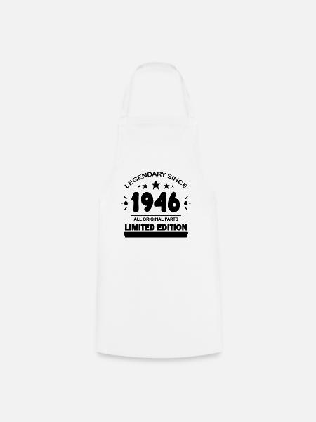 1946 - Jahrgang 1946 - Kochschürze - Weiß