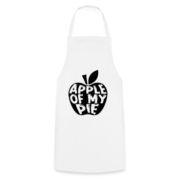 Apple Of My Pie Cooking Pastries Apple Pie Lover - Cooking Apron - white - Front - AI Model Male 185 dark (185cm)