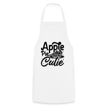 Apple Pie Cutie Cooking Pastries Apple Pie Lover - Cooking Apron - white - Front - AI Model Male 185 dark (185cm)
