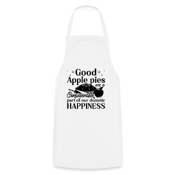 Good Apple Pies Are A Baking Fruit Apple Pie Lover - Cooking Apron - white - Front - AI Model Male 185 dark (185cm)