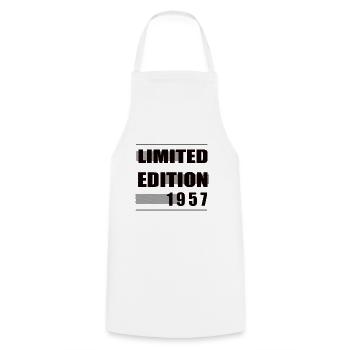 Édition limitée 1957 - Tablier de cuisine - blanc - Devant - AI Model Male 185 dark (185cm)