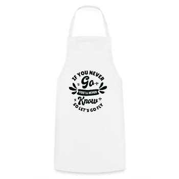 Innovators Flying Entrepreneurs Inspired - Cooking Apron - white - Front - AI Model Male 185 dark (185cm)