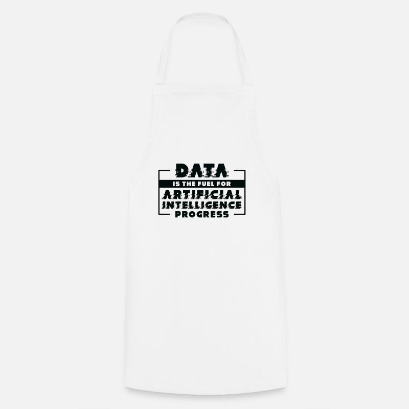Artificial Intelligence Progress Machine Learning - Cooking Apron - white