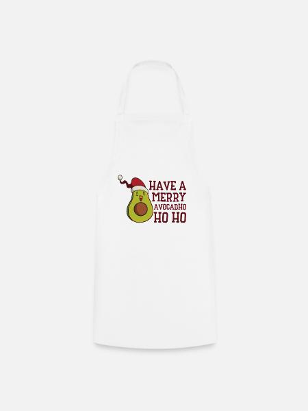 Weihnachten Avocado Keto Obst Diät Urlaub Keto - Kochschürze - Weiß
