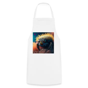 Photo macro creature 05 - Cooking Apron - white - Front - AI Model Male 185 dark (185cm)