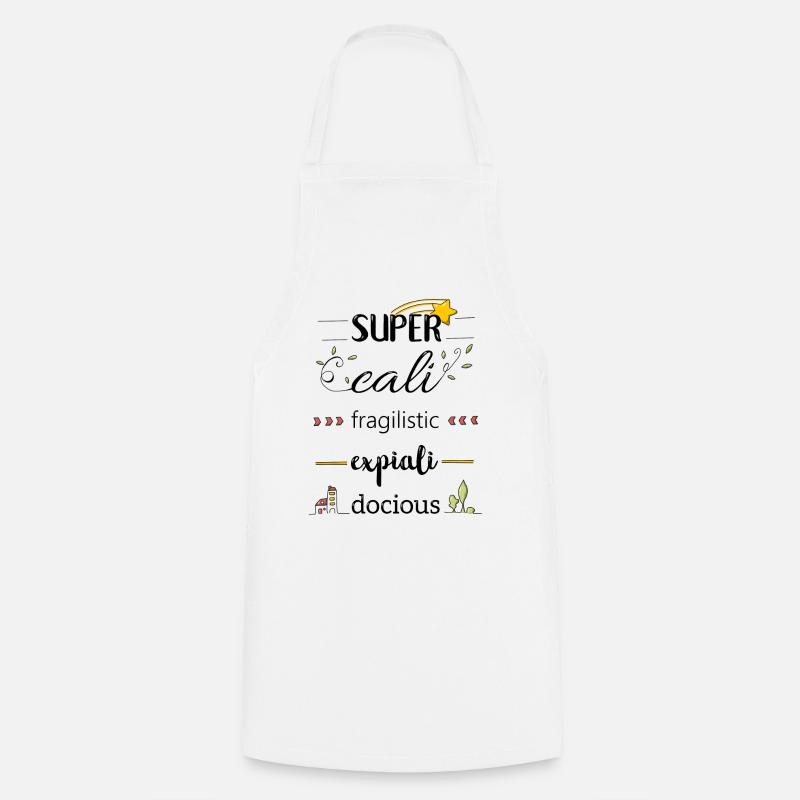 Magie et fun - Tablier de cuisine - blanc