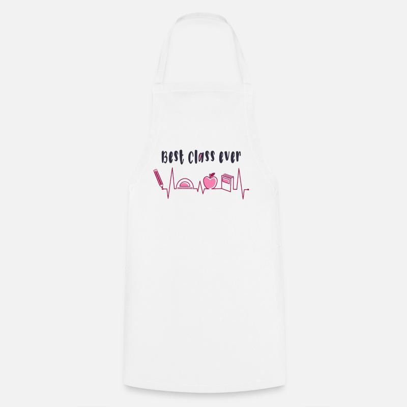 Best class ever - Cooking Apron - white