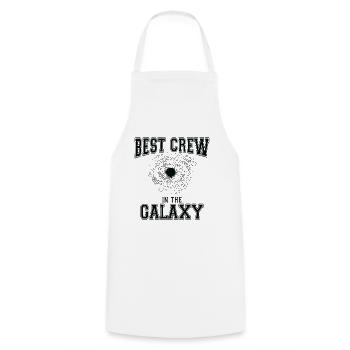 Galaxy Workplace Coworker Crew Office Family - Cooking Apron - white - Front - AI Model Male 185 dark (185cm)