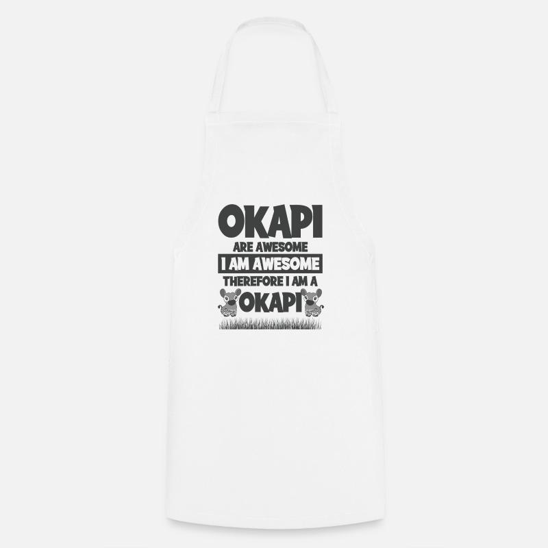Okapi Design - Kochschürze - Weiß