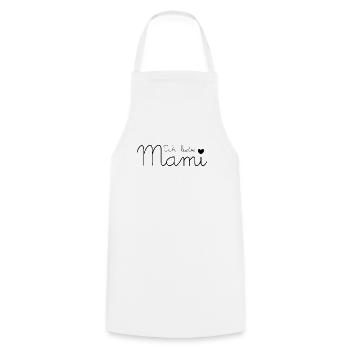 Ich liebe Mami - Kochschürze - Weiß - Vorne - AI Model Male 185 dark (185cm)