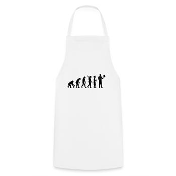 Chef Evolution Chef Cook Professional Food Cooking - Kochschürze - Weiß - Vorne - AI Model Male 185 dark (185cm)