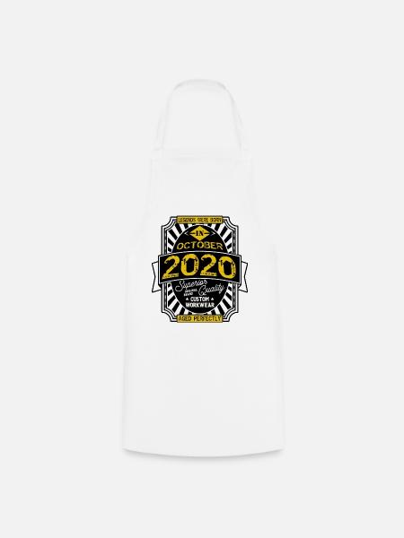 2020 OKTOBER - Kochschürze - Weiß