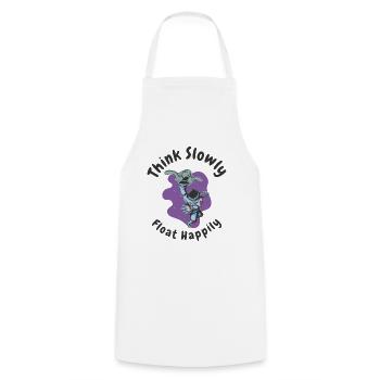 Space Astronaut Floating Wildlife Reptile Sea - Cooking Apron - white - Front - AI Model Male 185 dark (185cm)