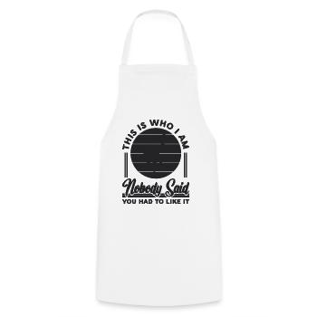 This Is Who I Am Contortion Gymnast Contortionist - Cooking Apron - white - Front - AI Model Male 185 dark (185cm)