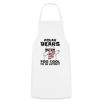 World Wildlife Day Polar Bear Arctic Wildlife - Cooking Apron - white - Front - AI Model Male 185 dark (185cm)