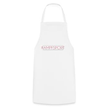 Kampfsport MMA Schriftzug - Kochschürze - Weiß - Vorne - AI Model Male 185 dark (185cm)