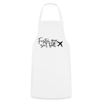 Jeûner votre ceinture - Tablier de cuisine - blanc - Devant - AI Model Male 185 dark (185cm)