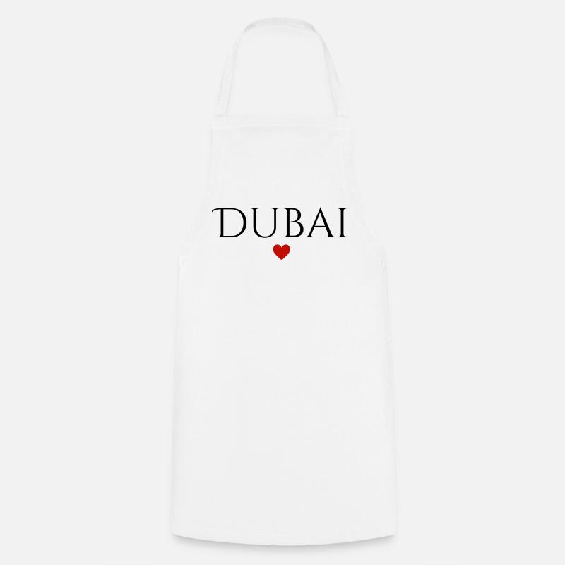 Dubaï - Tablier de cuisine - blanc