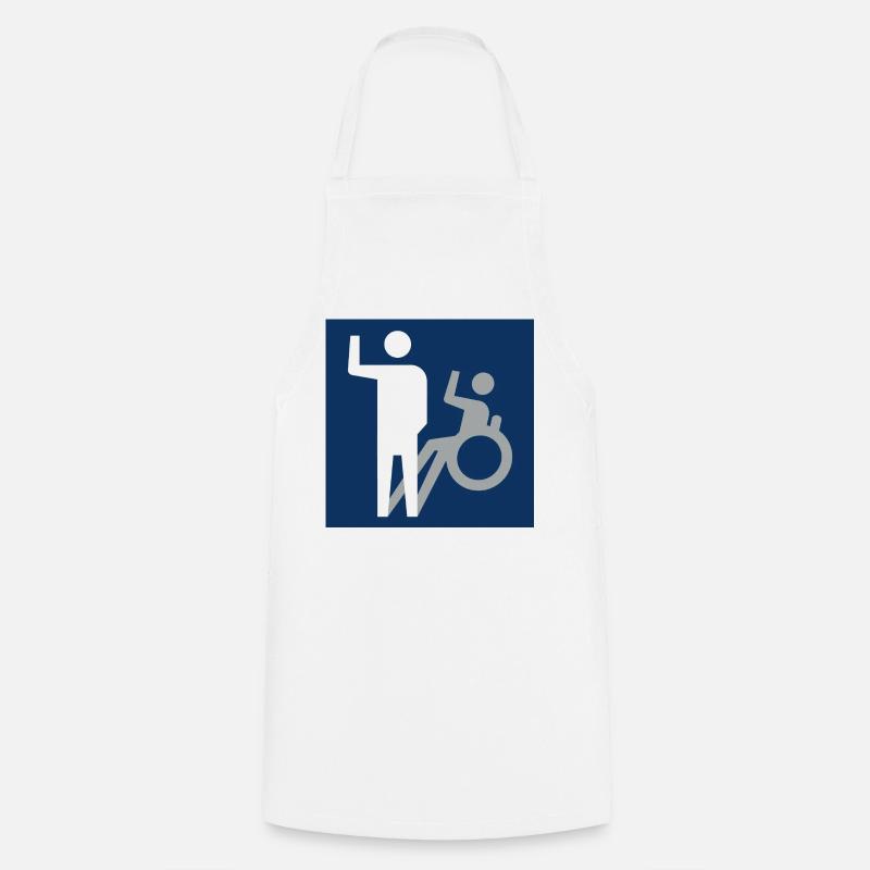 Tous les handicaps ne sont pas visibles * - Tablier de cuisine - blanc