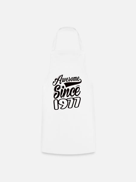 Awesome Since 1977 - Kochschürze - Weiß