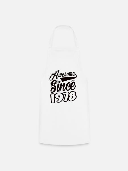 Awesome Since 1978 - Kochschürze - Weiß