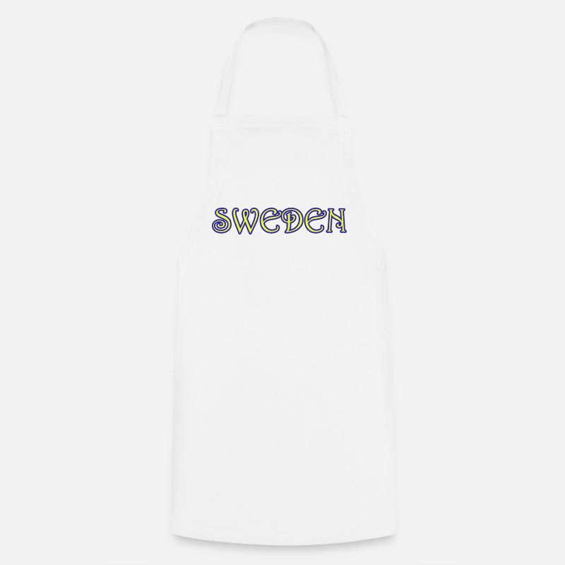 Sweden - Cooking Apron - white