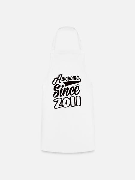 Awesome Since 2011 - Kochschürze - Weiß