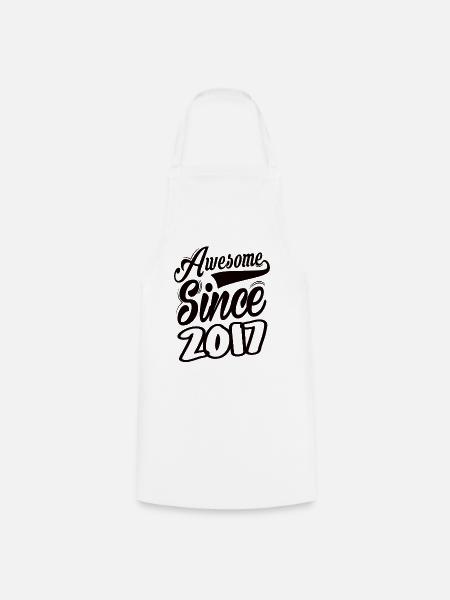 Awesome Since 2017 - Kochschürze - Weiß