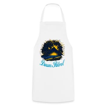 Dawn Patrol Palms Sunset - Kochschürze - Weiß - Vorne - AI Model Male 185 dark (185cm)