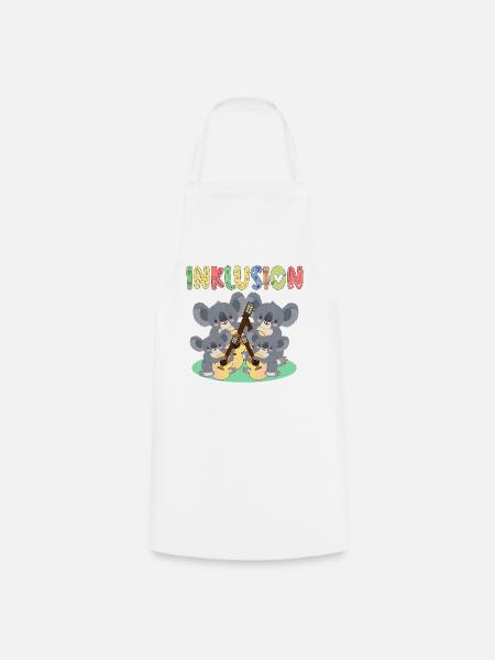 INKLUSION VIELFALT GLEICHBERECHTIGUNG - Kochschürze - Weiß