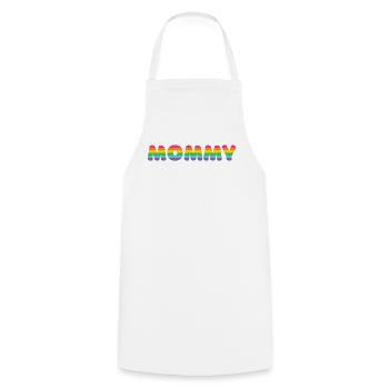 Maman LGBTQ+ - Tablier de cuisine - blanc - Devant - AI Model Male 185 dark (185cm)