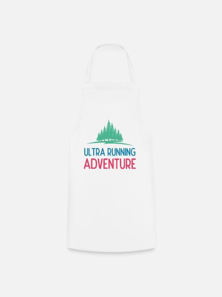 Ultra Running Advrenture - Kochschürze - Weiß