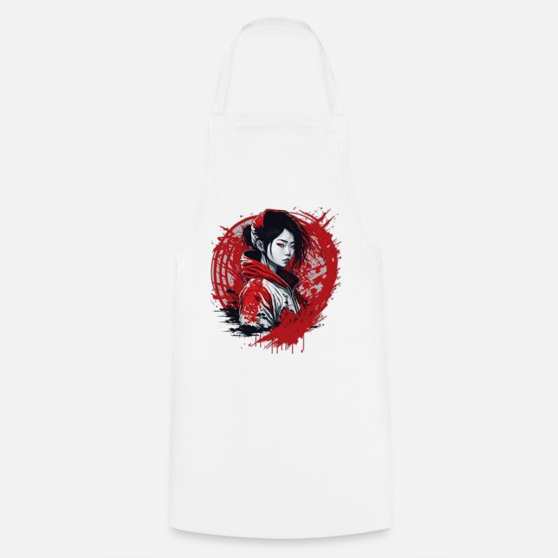 Style de rue pour filles - Tablier de cuisine - blanc
