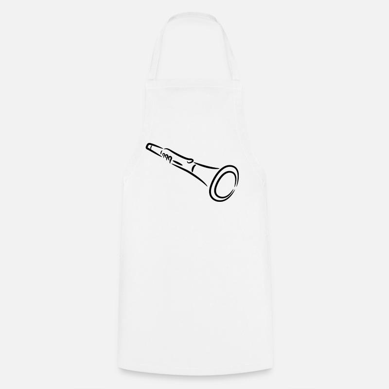 Clarinet - Cooking Apron - white