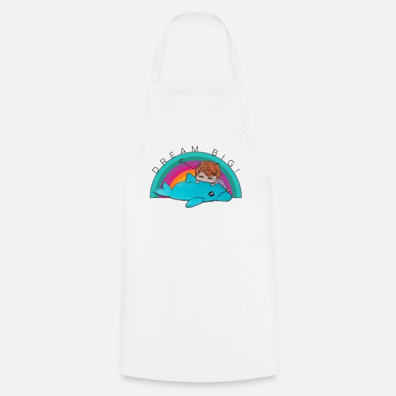 Pour de grands rêves - Tablier de cuisine - blanc