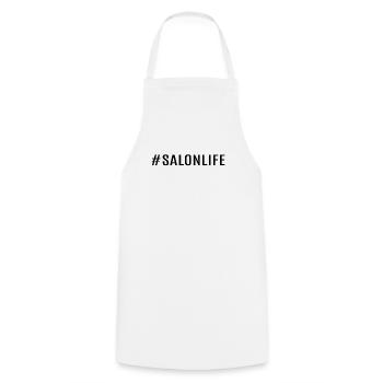 #SALONLIFE - Coiffeur Coiffeur - Tablier de cuisine - blanc - Devant - AI Model Male 185 dark (185cm)