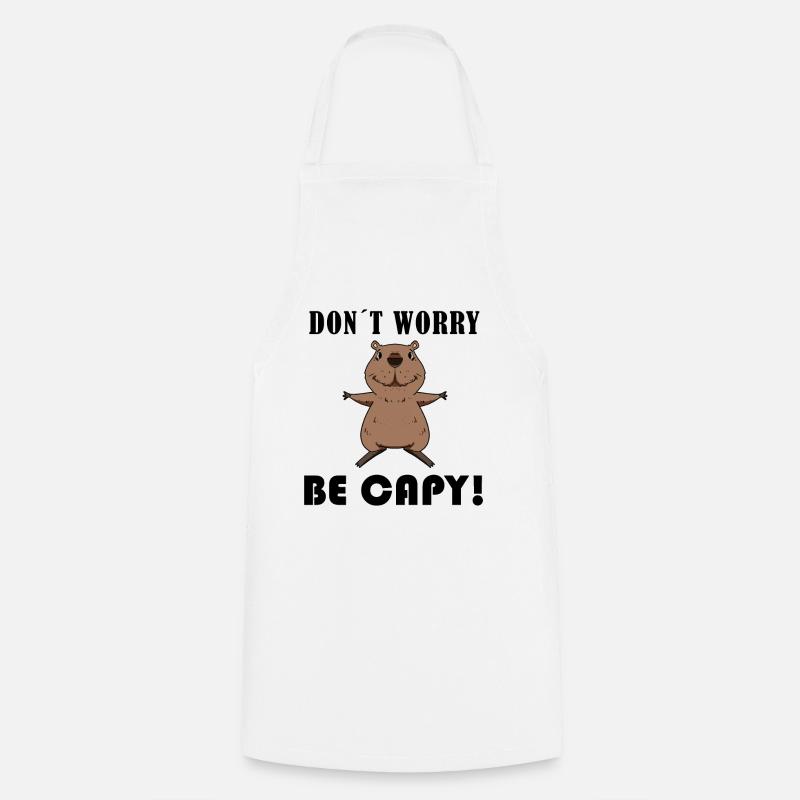 Capybara Capybara Cadeau - Tablier de cuisine - blanc