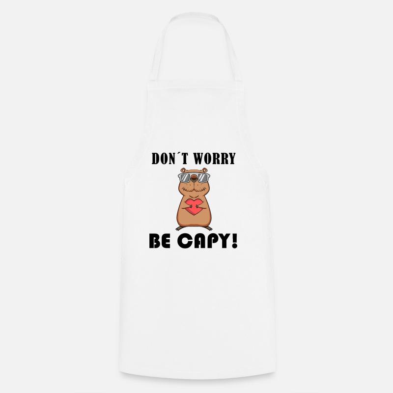 Capybara Capybara Cadeau - Tablier de cuisine - blanc