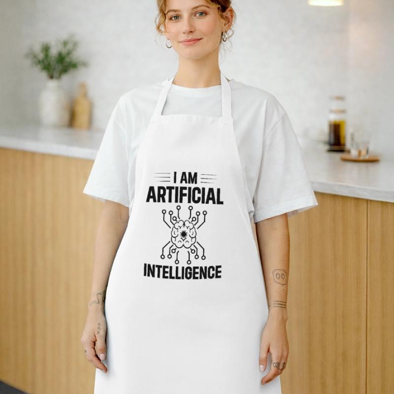 I Am Artificial Intelligence - Ai Artificial Intel Cooking Apron