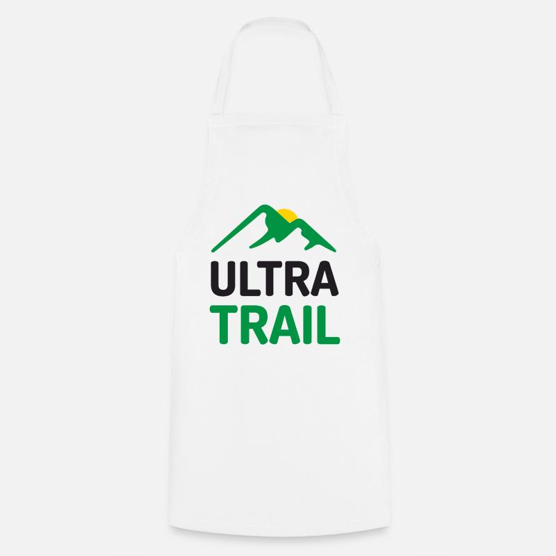 Ultra Trail - Tablier de cuisine - blanc
