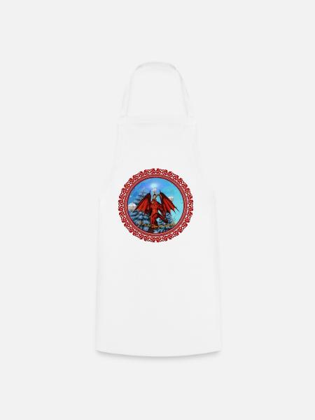 Lustiges Weihnachtsdesign - Kochschürze - Weiß