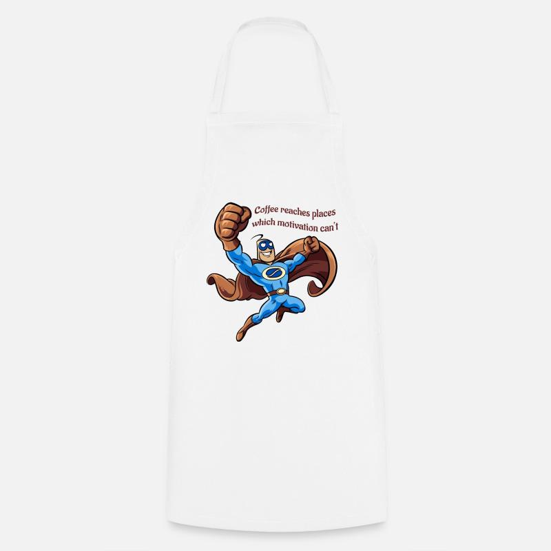 Captain Coffee - Cooking Apron - white
