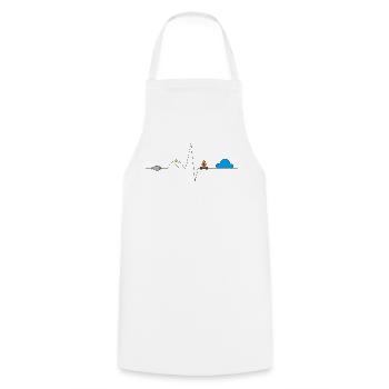 Adventure - Cooking Apron - white - Front - AI Model Male 185 dark (185cm)