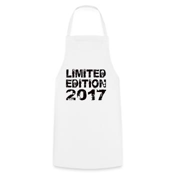 Limited Edition 2017 Birthday 2017 Birthday - Cooking Apron - white - Front - AI Model Male 185 dark (185cm)
