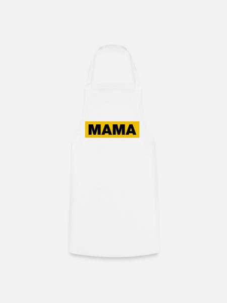 Mom - Cooking Apron - white