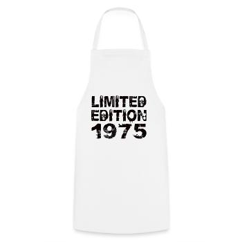 Édition Limitée 1975 Anniversaire 1975 Anniversaire - Tablier de cuisine - blanc - Devant - AI Model Male 185 dark (185cm)
