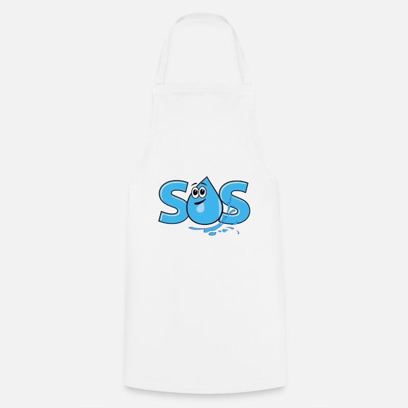 S.O.S - Tablier de cuisine - blanc